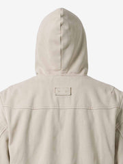 Washed Deconstructed Multi-Pocket Hooded Jacket