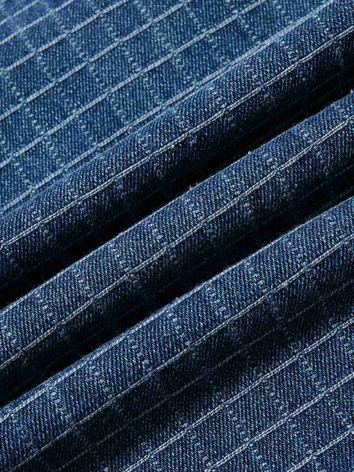 Hose aus Baumwoll-Leinen-Mischgewebe mit Karomuster und Kordelzug