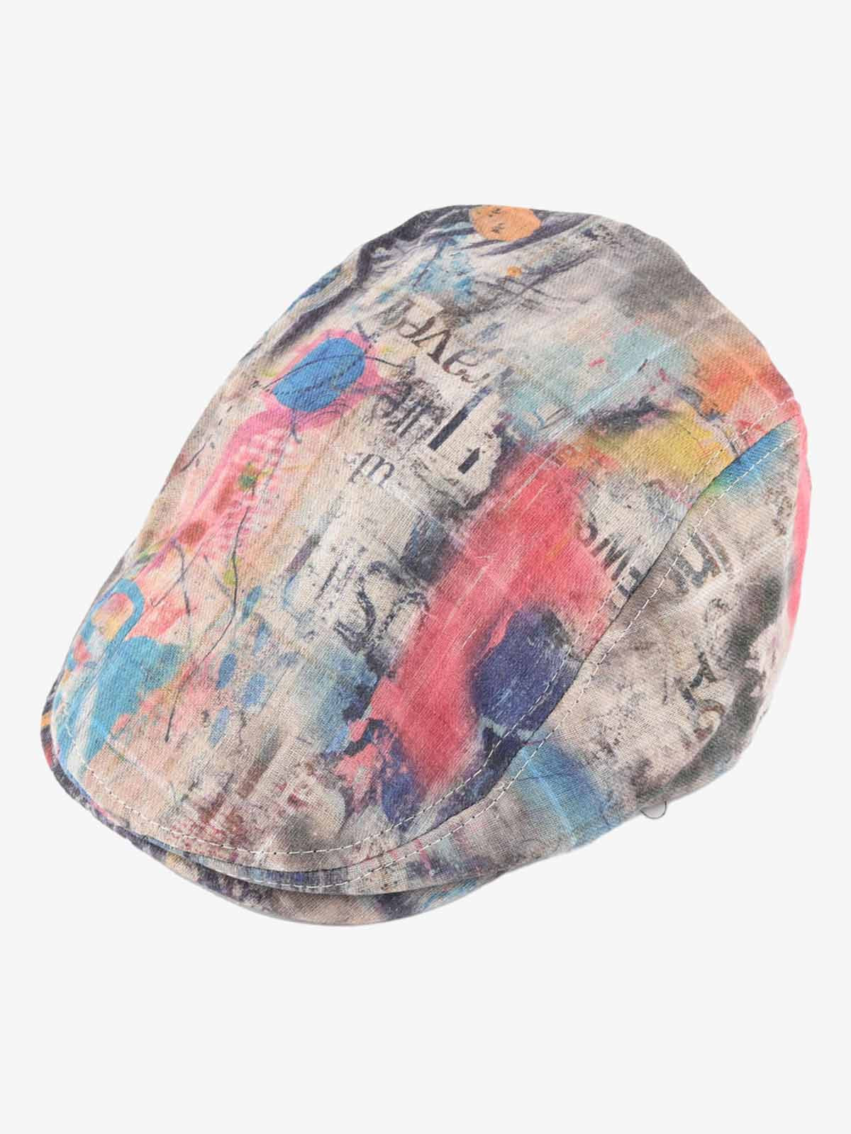 Graffiti Tie-Dye Beret