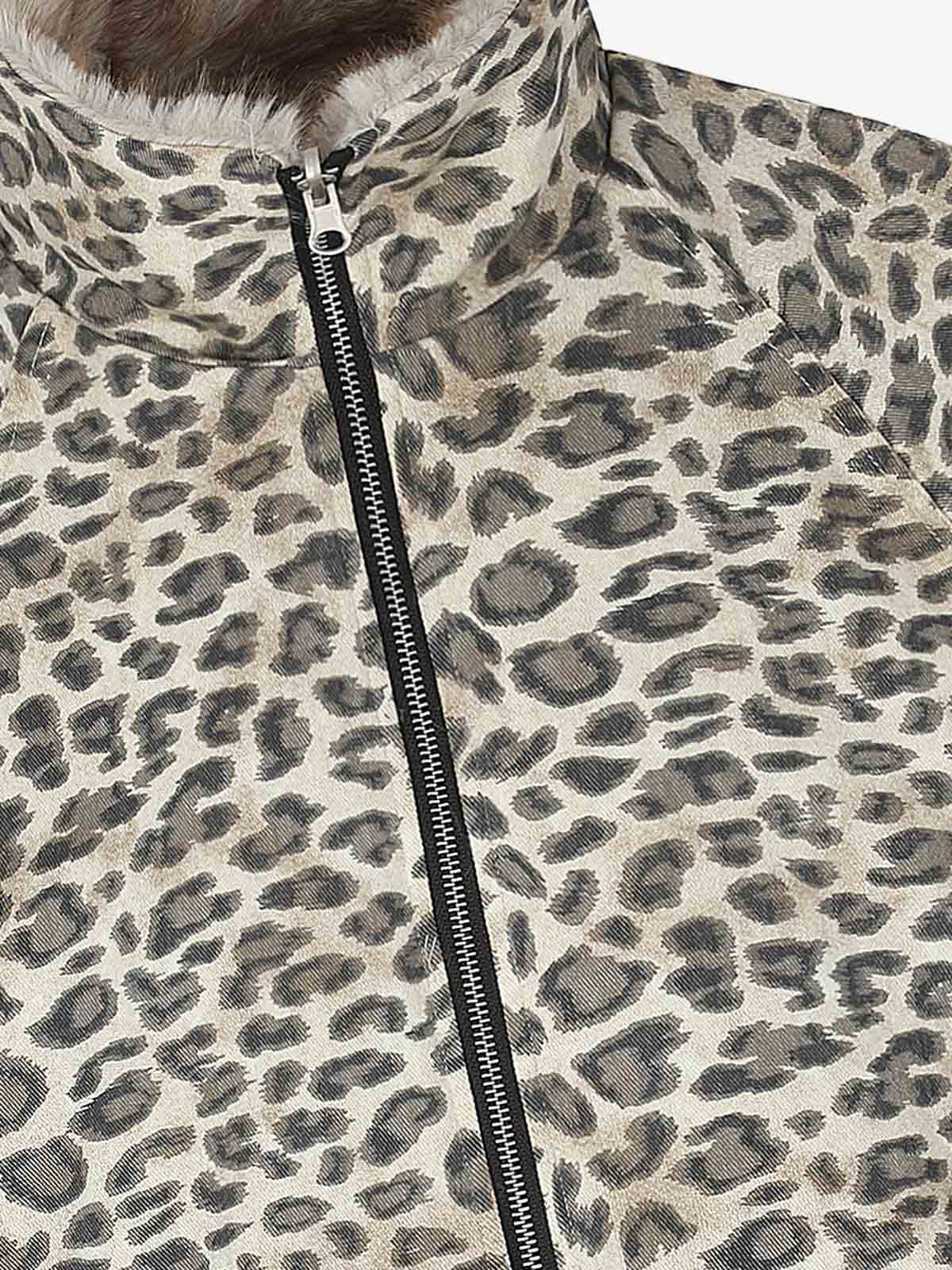 Leopard Reversible Faux-Fur Coat