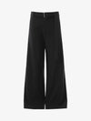 High Street Belt Pleated Flared Scimitar Pants 