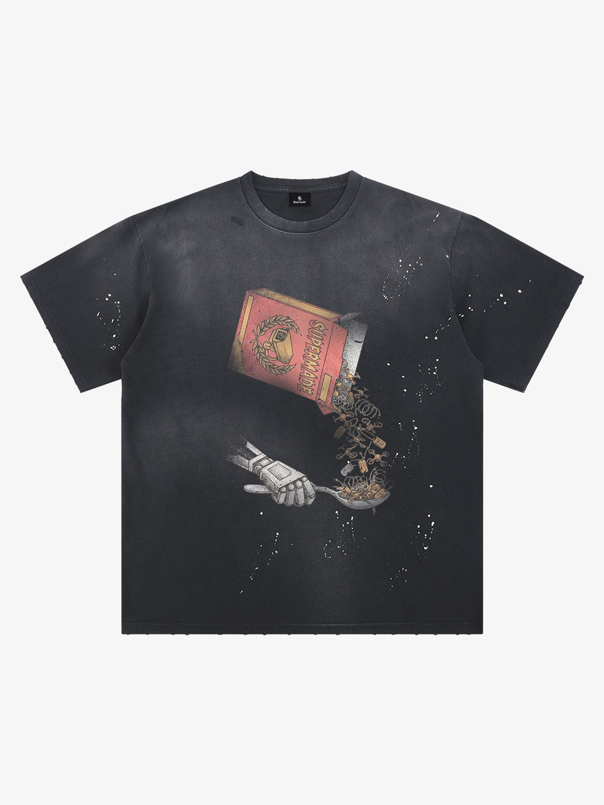 Splatter Graphic Vintage Washed Tee