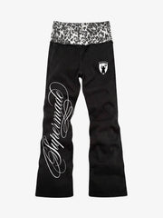 Leopard Patchwork Trousers