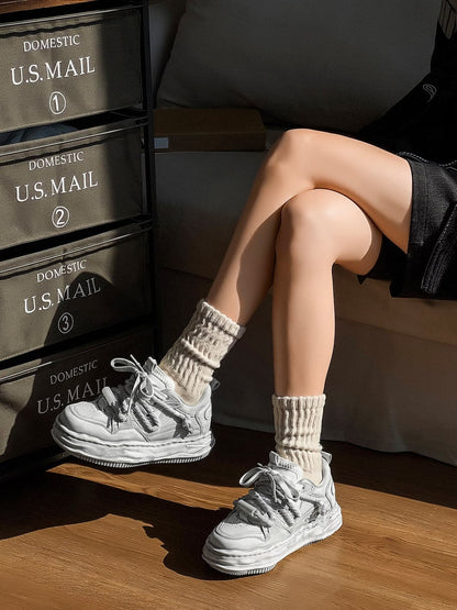 Height-Enhancing Sneakers with Hidden 7.0cm Lift for Everyday Wear 
