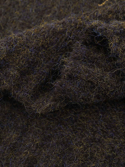 Wool Blend Embroidered Sleeveless Knit Vest with Whimsical Animal Motifs and Artistic Stitching Details 