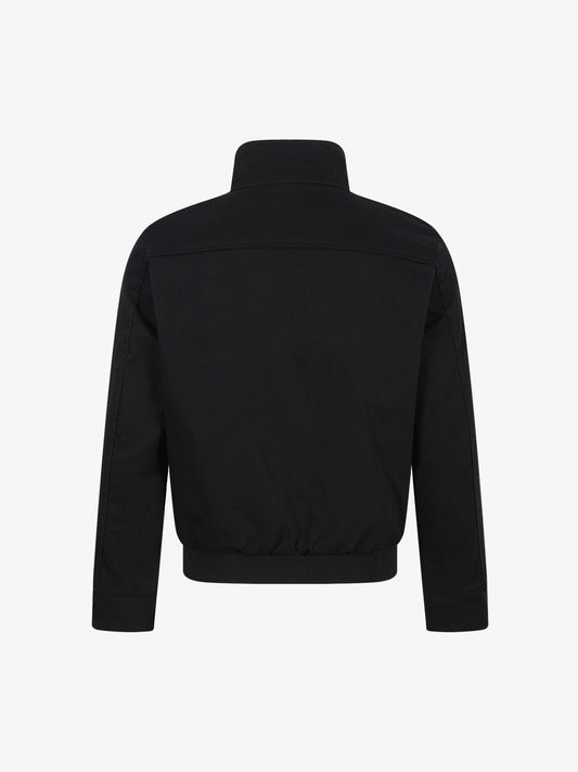 Button-Detail Techwear Work Jacket