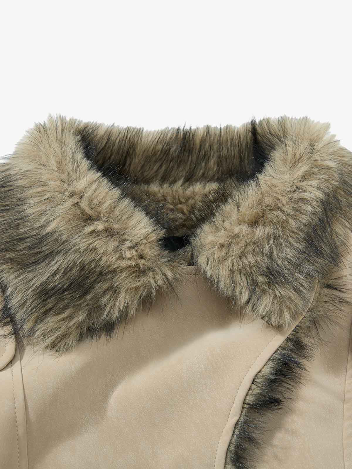 Stylish Faux Fur Trimmed Bomber Jacket for Winter Wear 