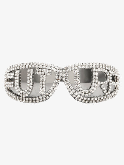 Rhinestone Embellished Sunglasses
