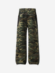 Camo Terry Embroidered Baggy Sweatpants