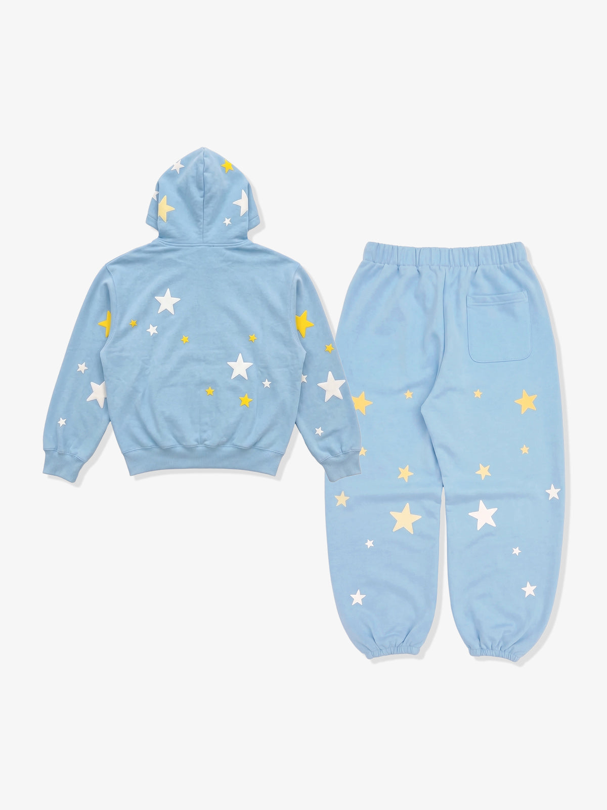 Star Foam Graphic Color Block Sweat Set