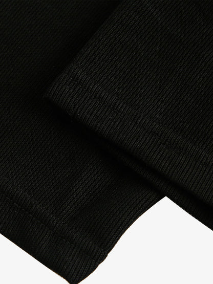 Cotton Blend Long Sleeve Star Print Crewneck Sweater for Women 