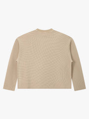 Thorn Silhouette Graphic Washed Waffle Long Sleeve Tee