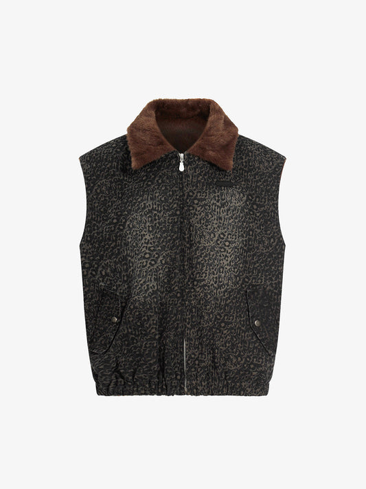 Plaid Vest with Sherpa Collar - Stylish and Warm for Everyday Wear 