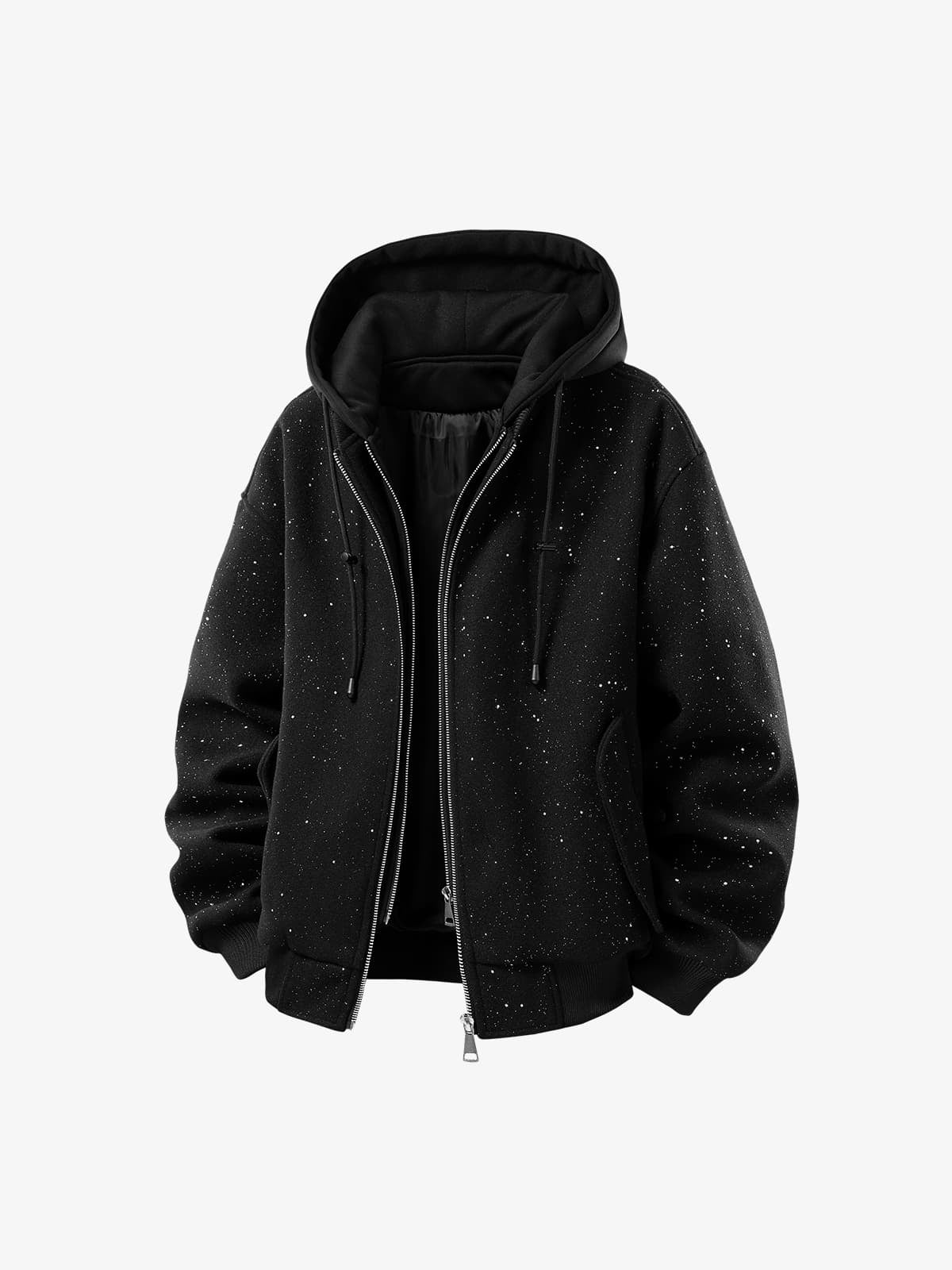 Skull Pattern Knit Sweater for Bold Fashion Statements 