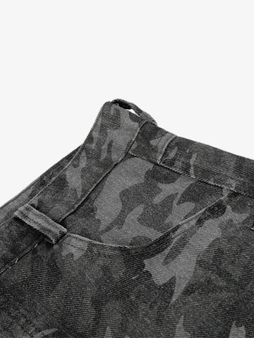 Jean camouflage cintré
