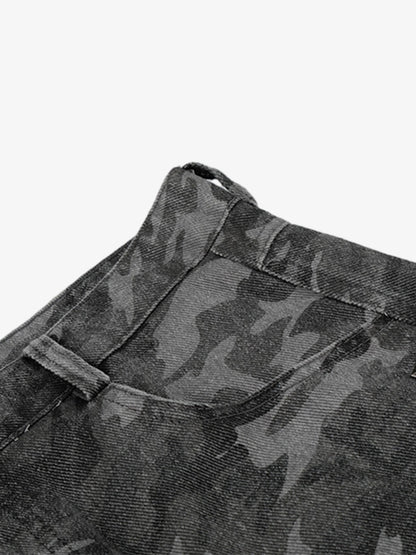 Jean camouflage cintré