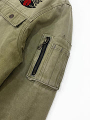 Military Utility Flight Bomber Jacket