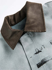 Stylish Grey Tie with Elegant Black Stitching for Formal Events 