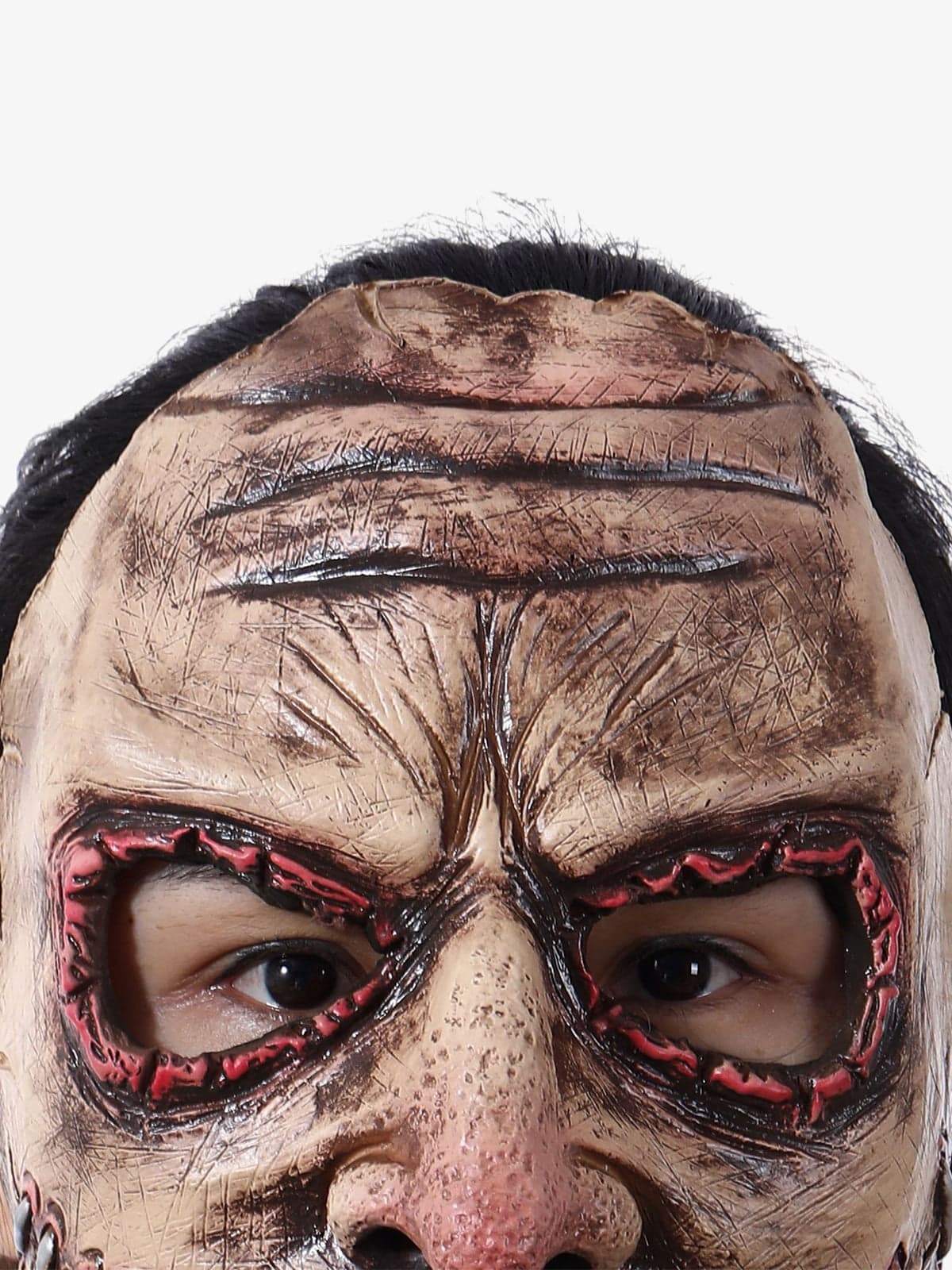 Halloween Zombie Mask with Scary Teeth and Bloody Eyes for Costume Parties 