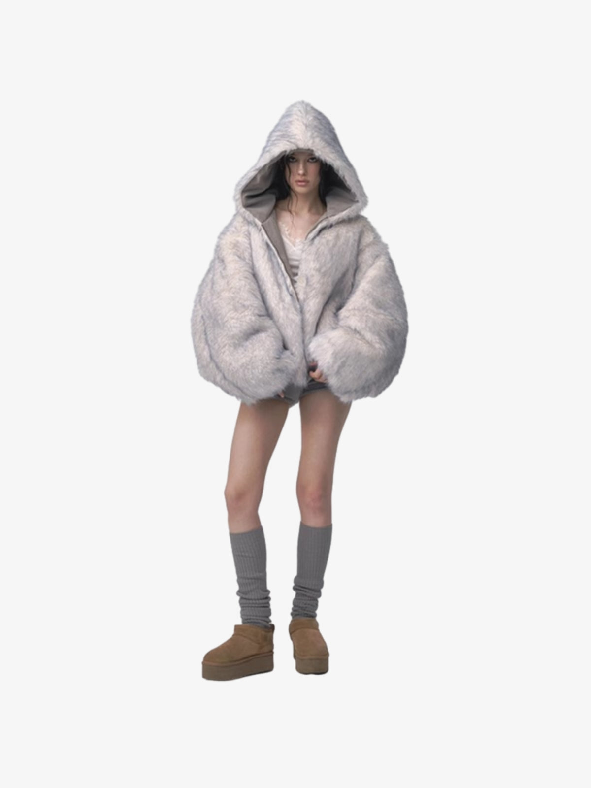 Winter Warmth Bomber Jacket with Faux Fur Trim - Stylish and Cozy Outerwear for Cold Weather 