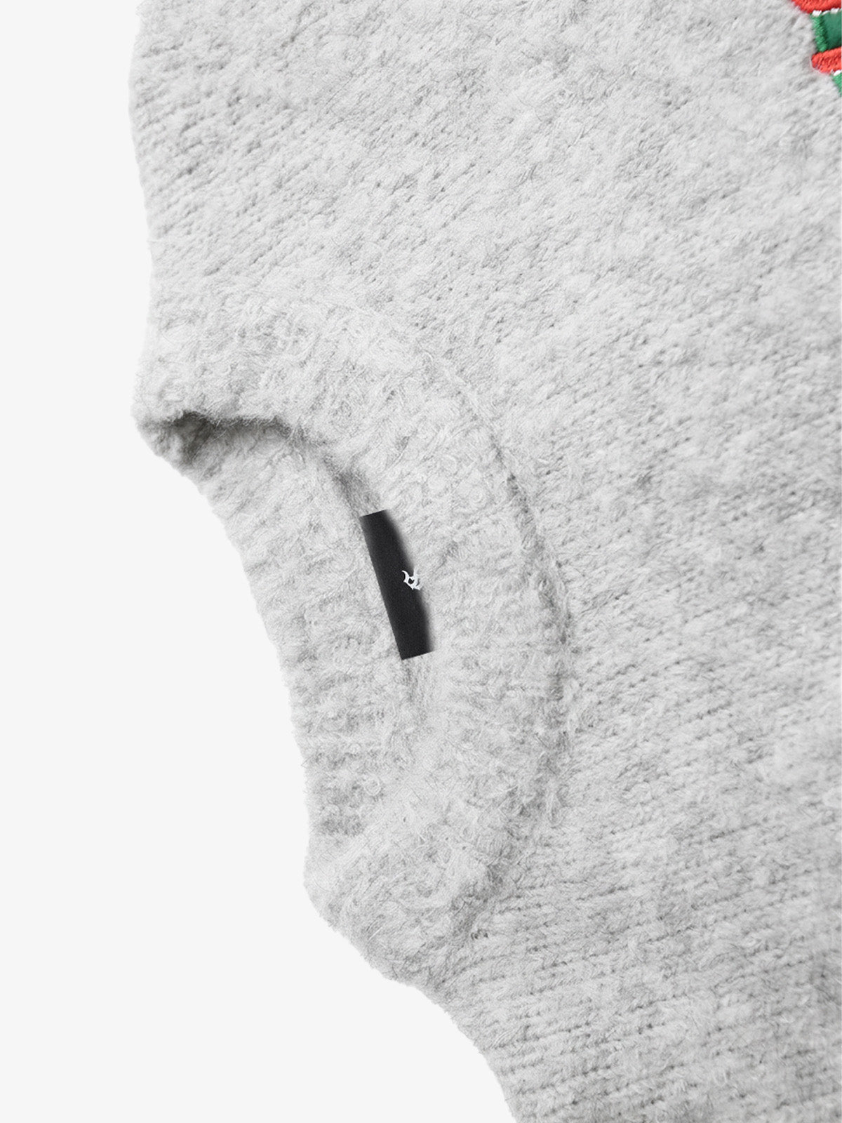 Festive Dachshund Embroidered Sweater for Kids 