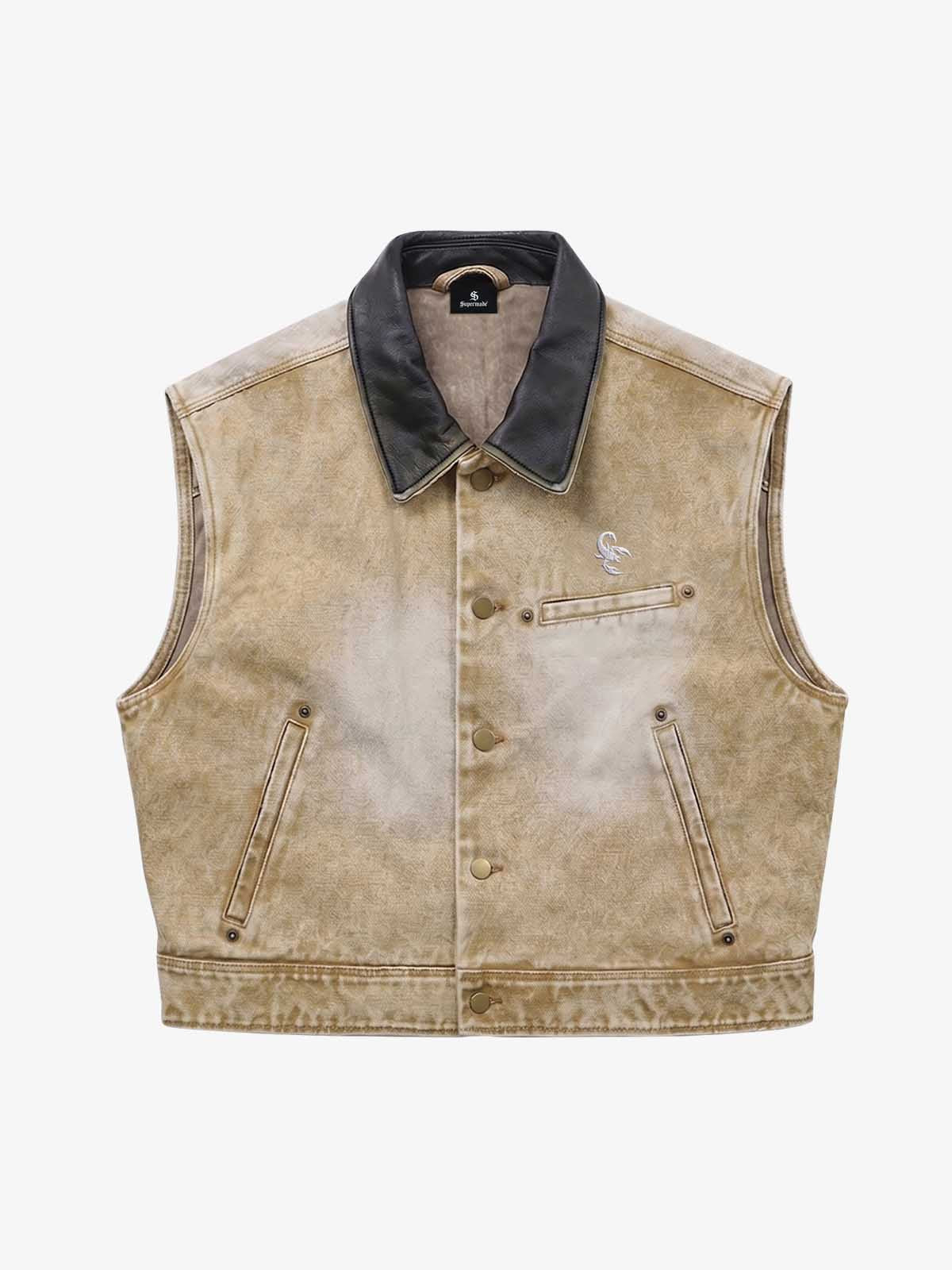 Vintage Washed Distressed Canvas Workwear Cargo Set