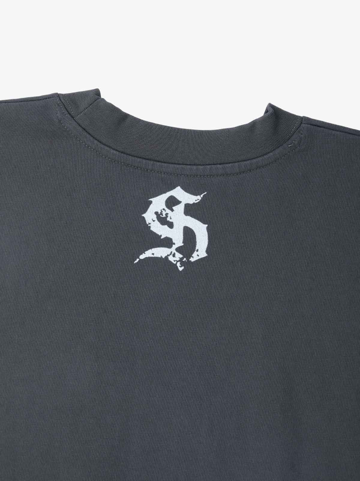 Supermade Distressed Ripped "Burn Your Flag" Sleeveless T-Shirt 