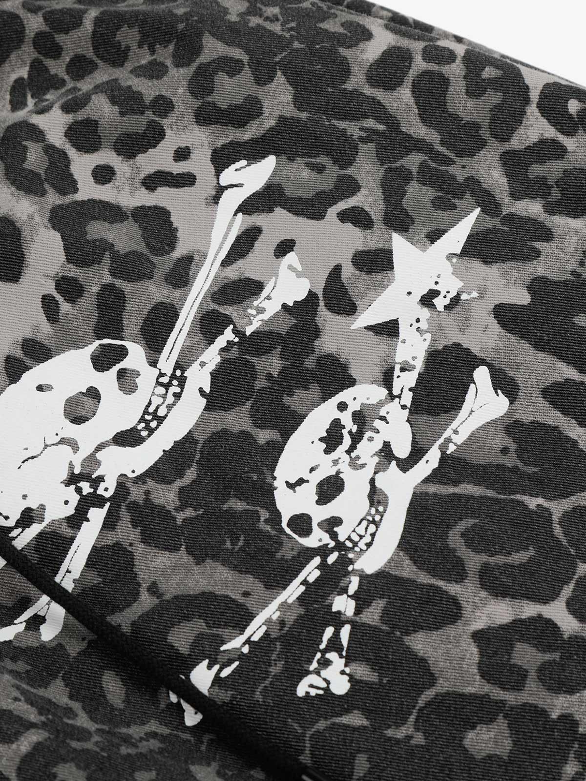 Leopardenmuster-Cropped-Hose