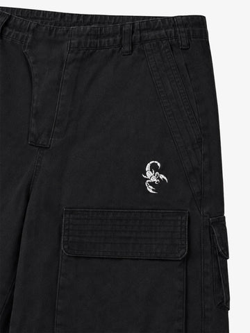 Washed Multi-Pocket Cargo Pants
