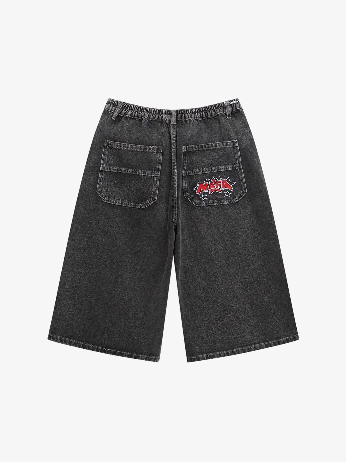 Stylish Star-Printed Denim Shorts for Summer Casual Wear 