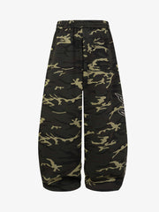 Camo Stripe Patchwork Embroidered Set