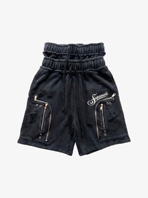 Double Waist Cargo Shorts