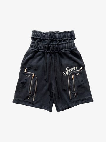 Double Waist Cargo Shorts