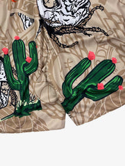 Skull Graphic Athletic Shorts 