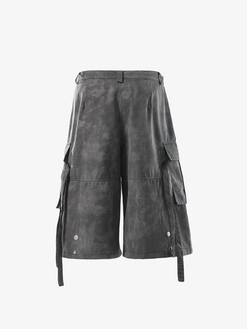 Multi-Pocket Cargo Cropped Pants 