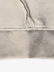 Retro Asymmetric Zip Up Deconstructed Hoodie 