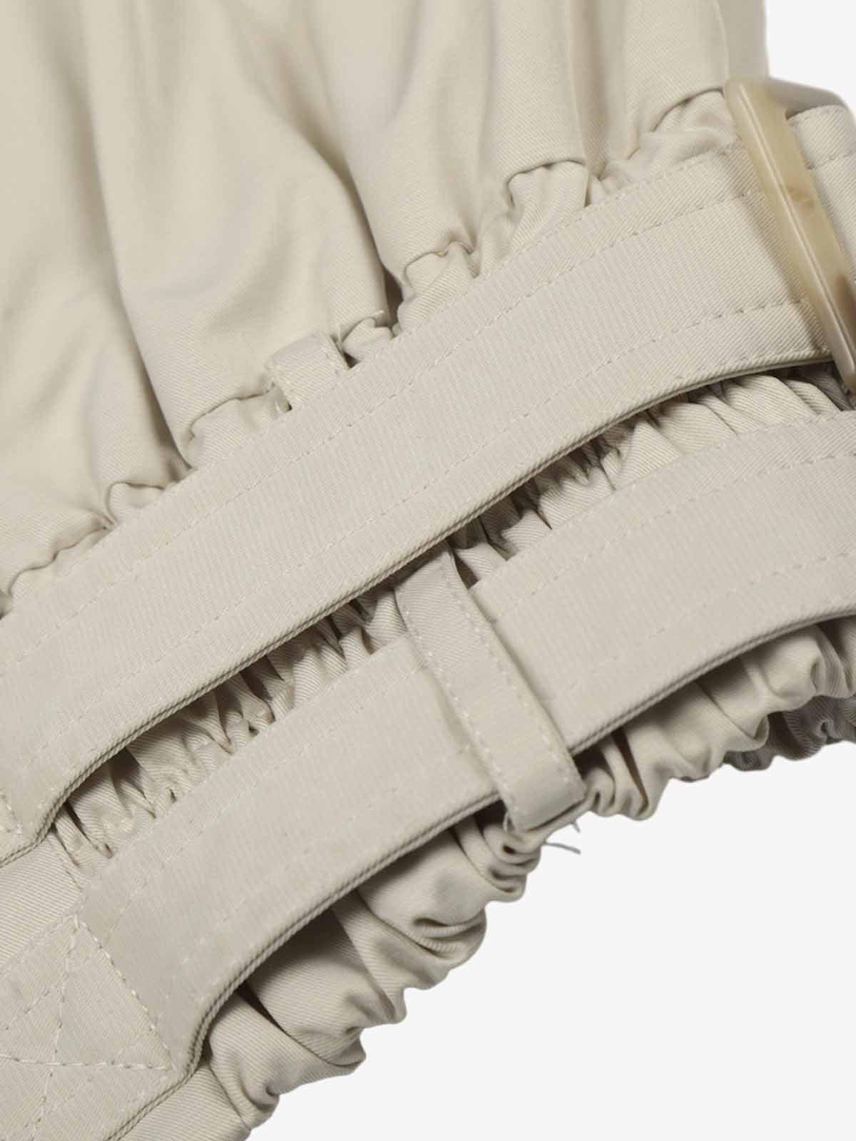 High Neck Belted Utility Cropped Jacket