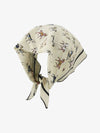 Floral Satin Feel Bandana 