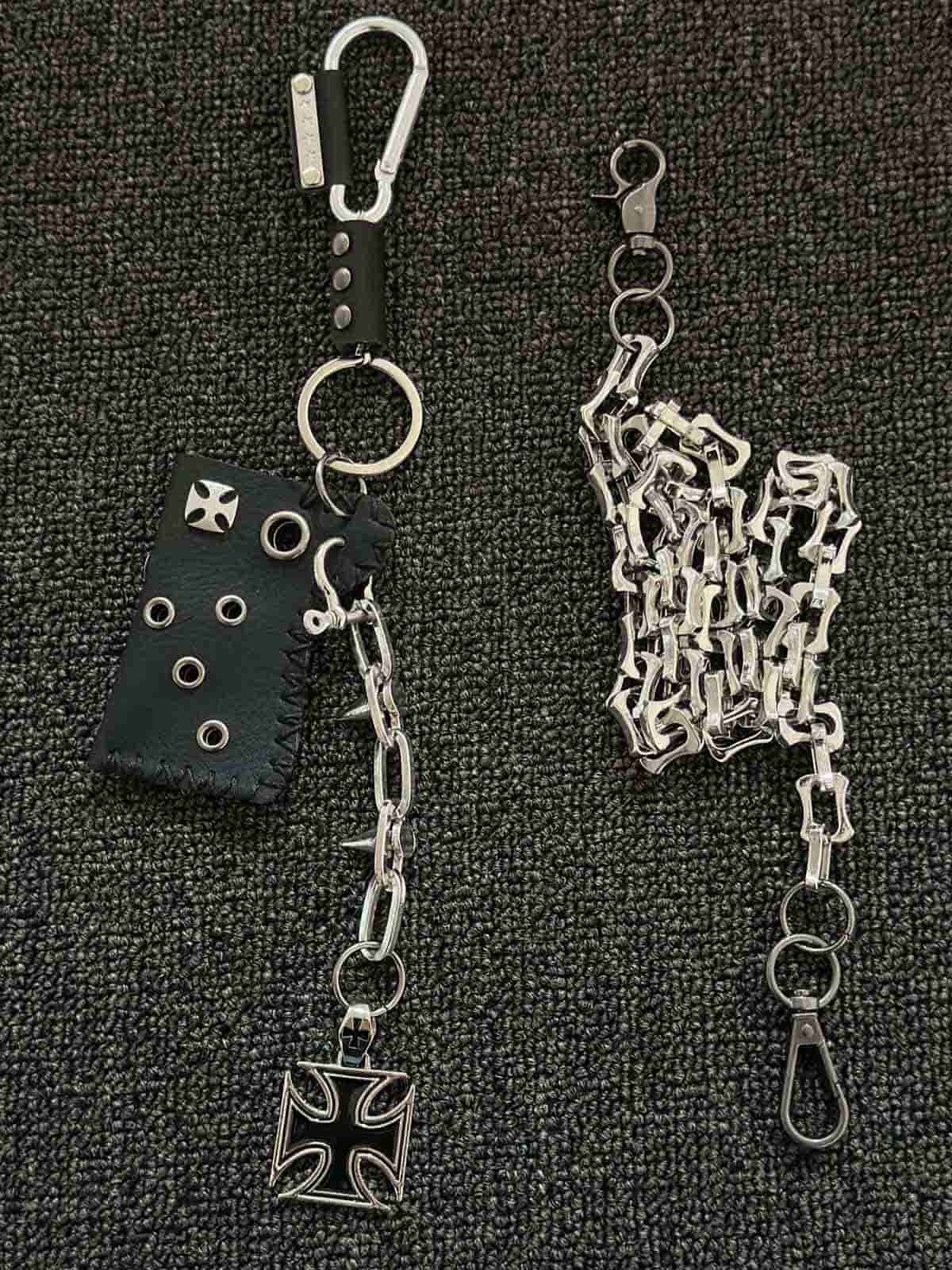 Cross Lighter Case Wallet Chain 