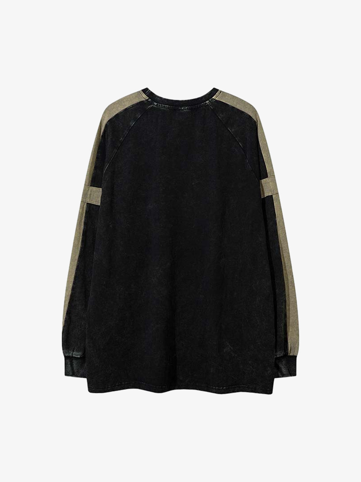Vintage-Inspired Long Sleeve Tee with Bold Graphic Design 