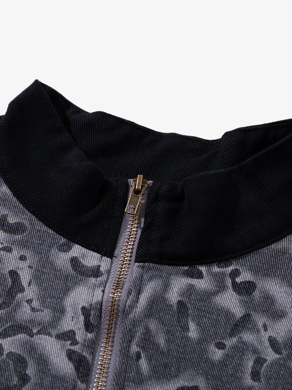 Leopard Patchwork Fur Tee