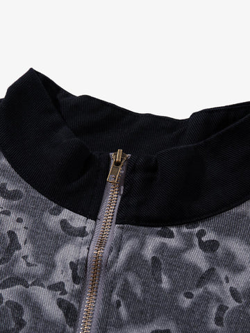 Leopard Patchwork Fur Tee