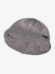Retro High-Street Striped Graphic Knit Beanie 