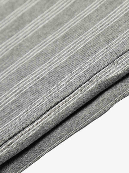 Striped Gothic Letter Graphic Long Sleeve T-Shirt