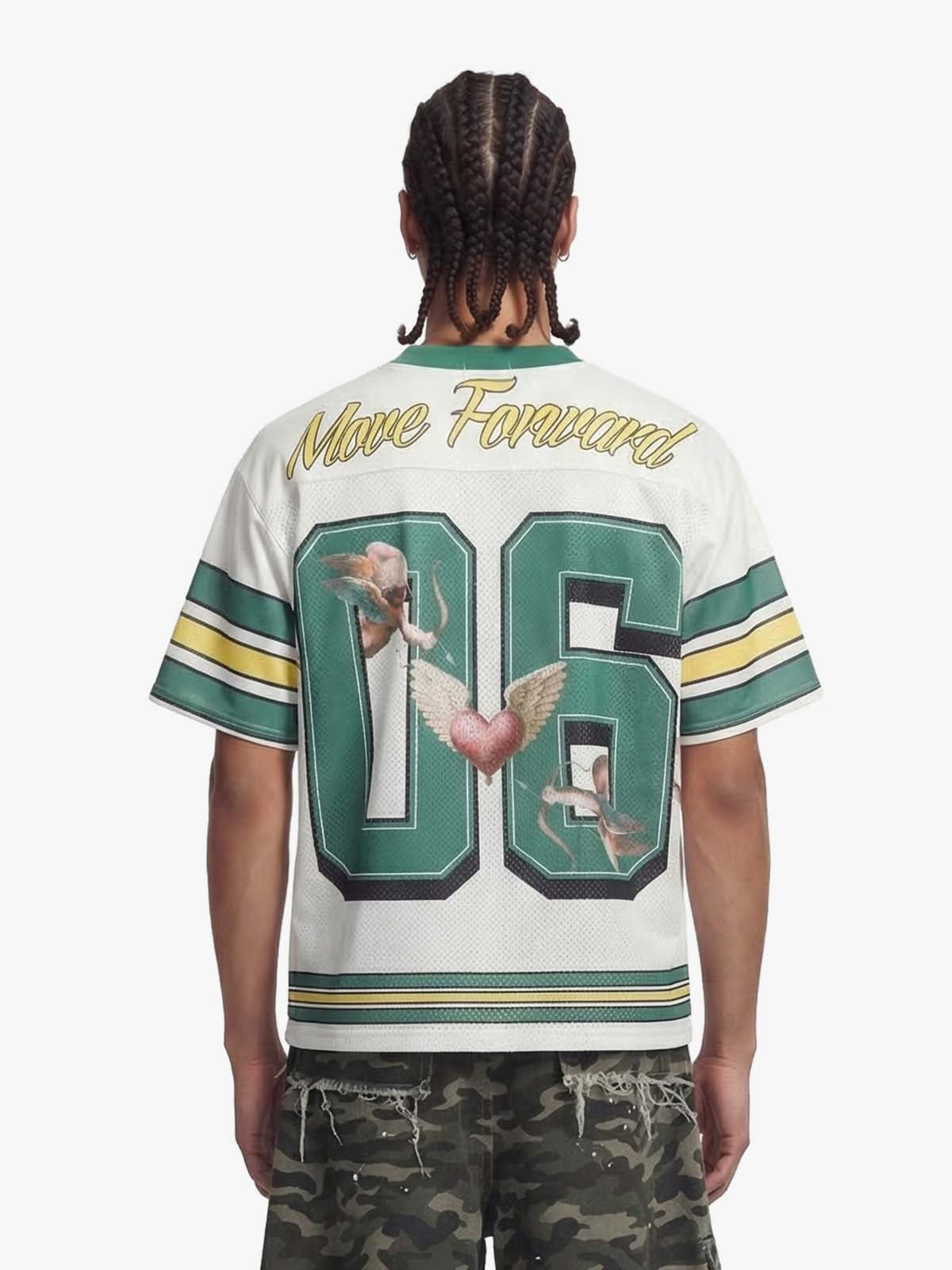 Sports Jersey V-Neck T-Shirt 
