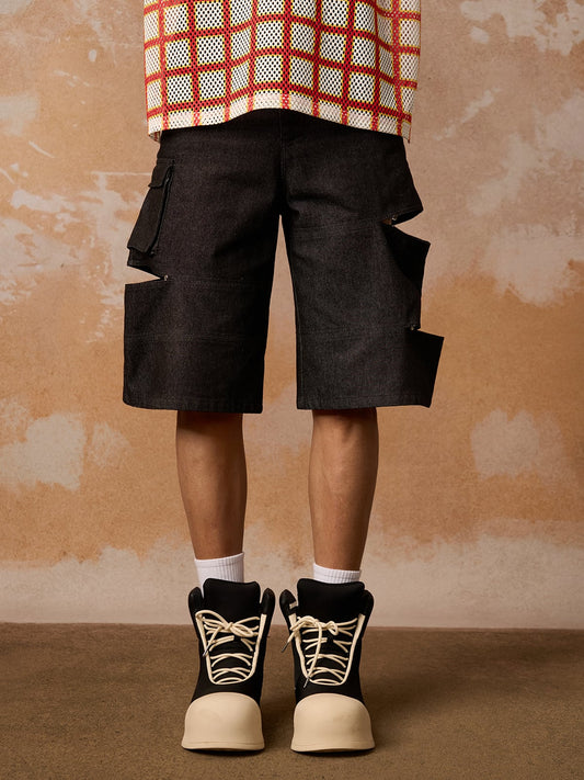 Original Side Cut Cargo Jort - 2361