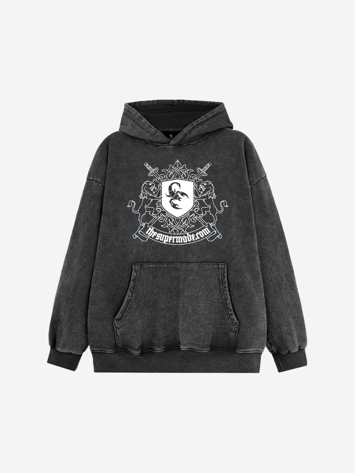 Scorpion Patch Washed Hoodie
