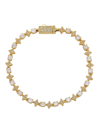 Zircon Star Chian Necklace 