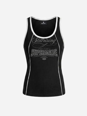 Number Logo Color Block Vest