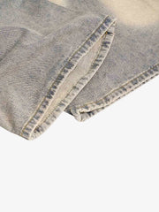 Plissee-Scimitar-Jeans